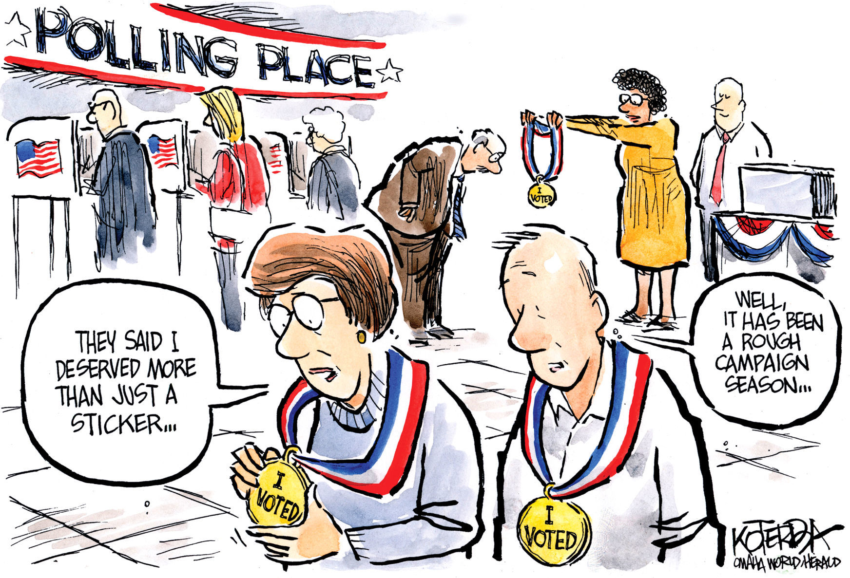 And the winner is... by Jeff Koterba, Omaha World Herald